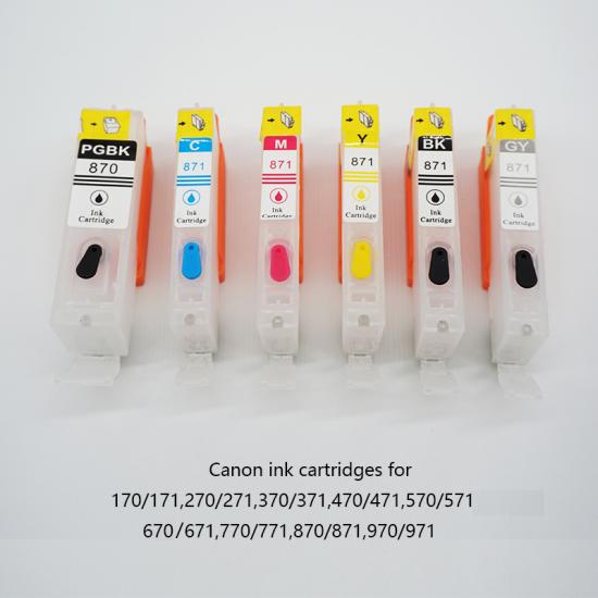 Patronen-Nachfüllung für Canon-Tintenstrahldrucker 